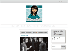 Tablet Screenshot of cuteculturechick.com